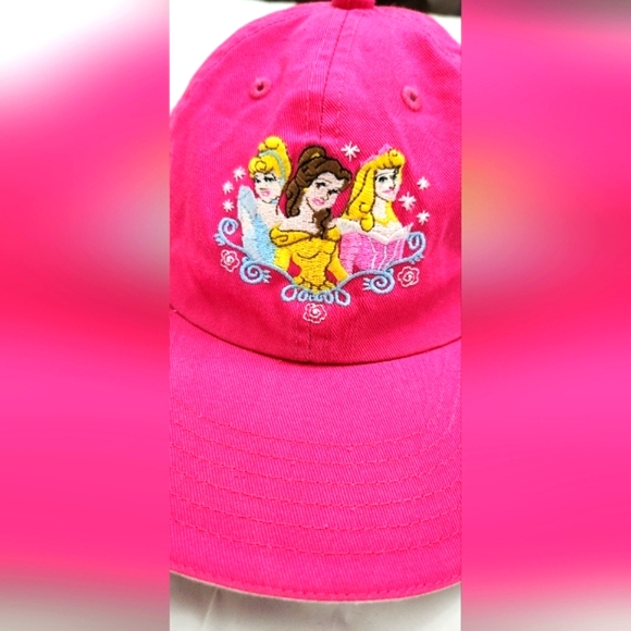 Disney Princess Girls Baseball Adjustable Embroidered. Cap. Pink. - Picture 5 of 7